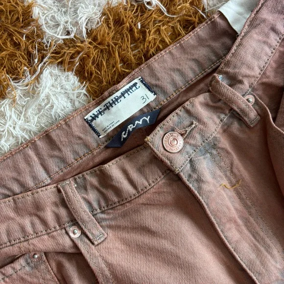 👖 NWT FREE PEOPLE WE THE FREE CRVY GIA HIGH RISE WIDE LEG JEANS PANTS SIZE 31 - Picture 11 of 16